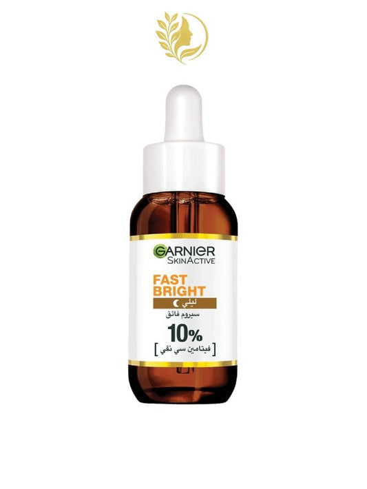 GARNIER FAST BRIGHT SÉRUM DE NUIT 10% PURE VITAMINE C - 30 ML -