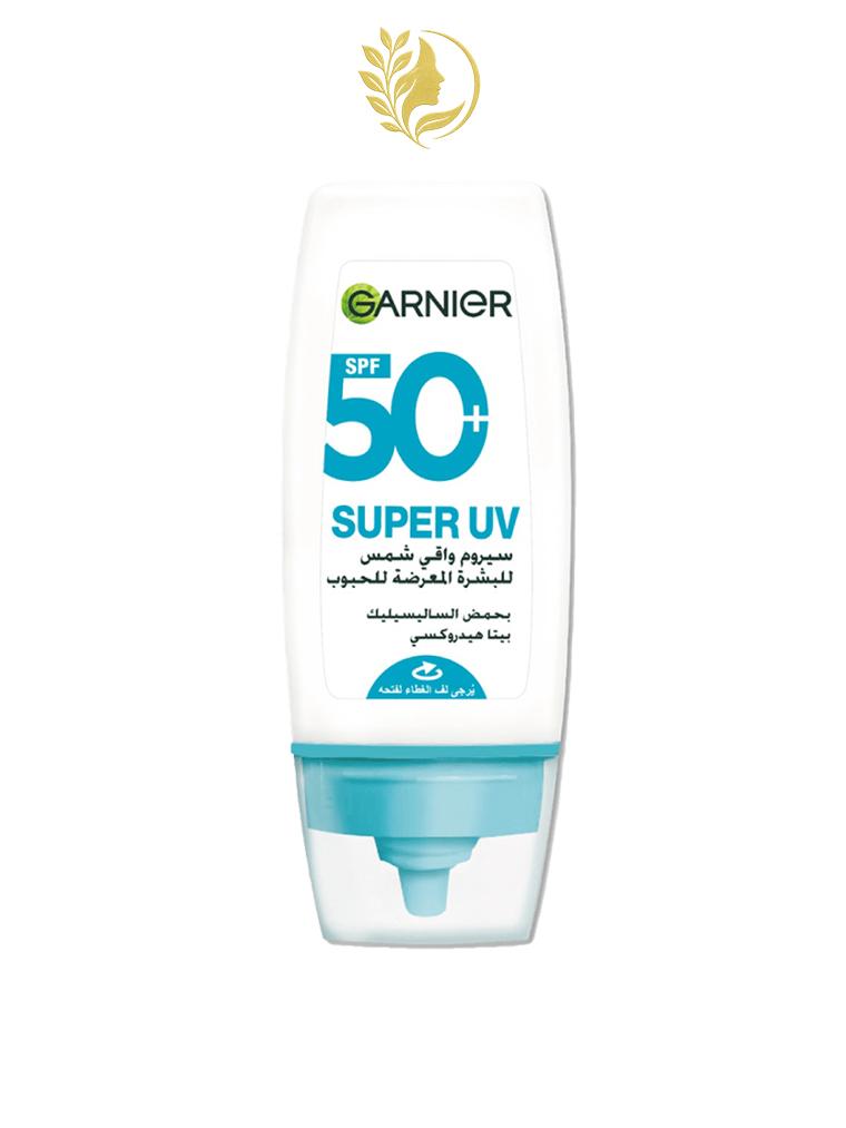 GARNIER SKINACTIVE SUPER UV CRÈME SOLAIRE ANTI-ACNÉ SPF50+ - 30 ML -