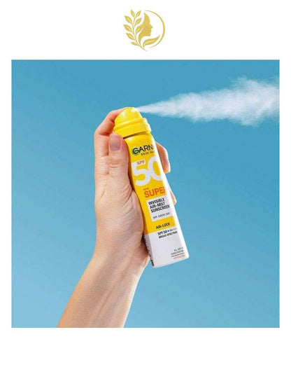 GARNIER SUPER UV SPF 50+ INVISIBLE AIR MIST SUNSCREEN VITAMINE C 75 ML