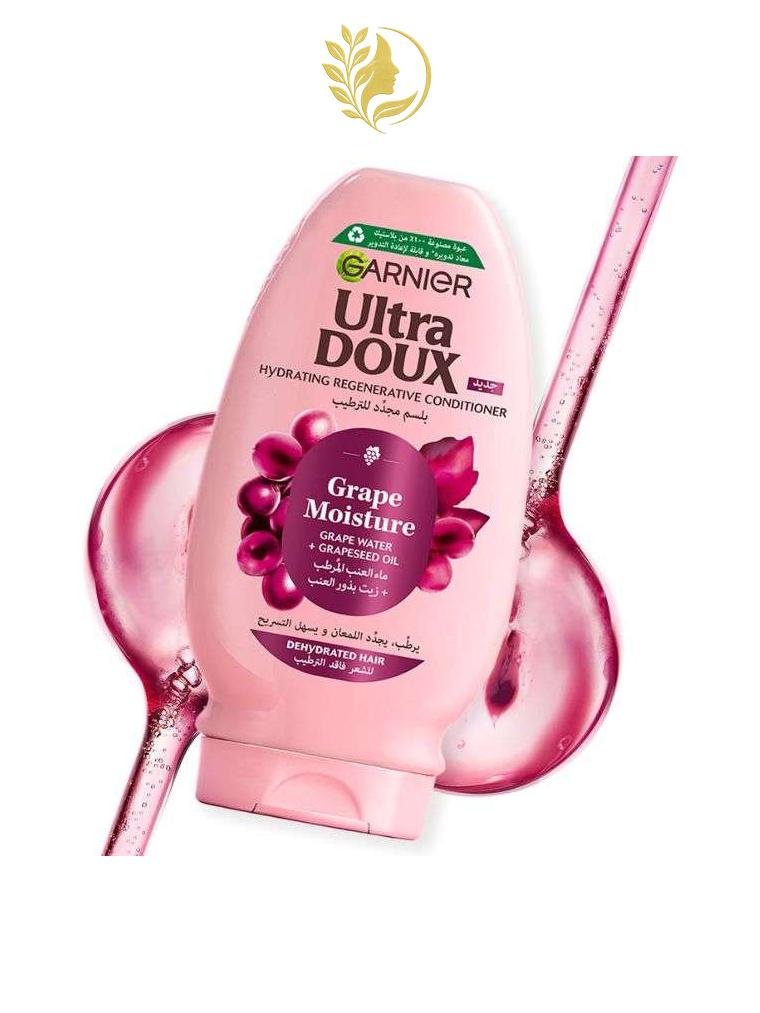 GARNIER ULTRA DOUX GRAPE MOISTURE APRES SHAMPOOING HYDRATANT 200 ML