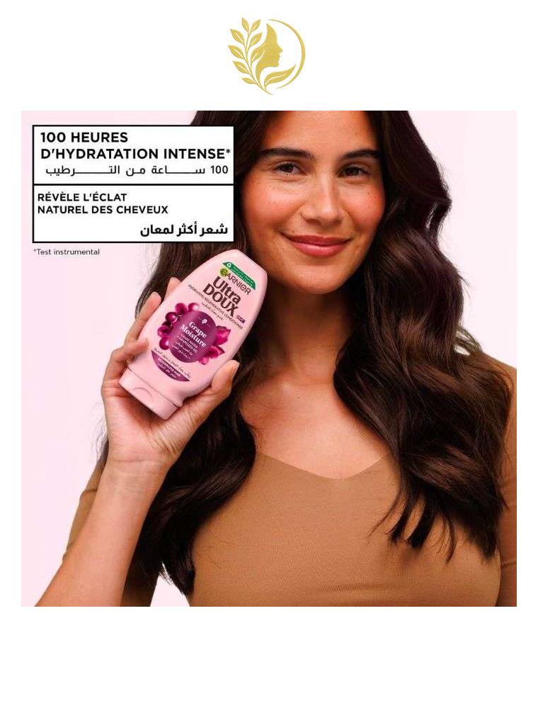 GARNIER ULTRA DOUX GRAPE MOISTURE APRES SHAMPOOING HYDRATANT 200 ML