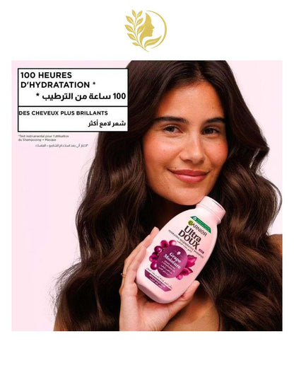 GARNIER ULTRA DOUX GRAPE MOISTURE SHAMPOOING HYDRATANT REGENERANT VIGNES MERVEILLEUSES 200 ML