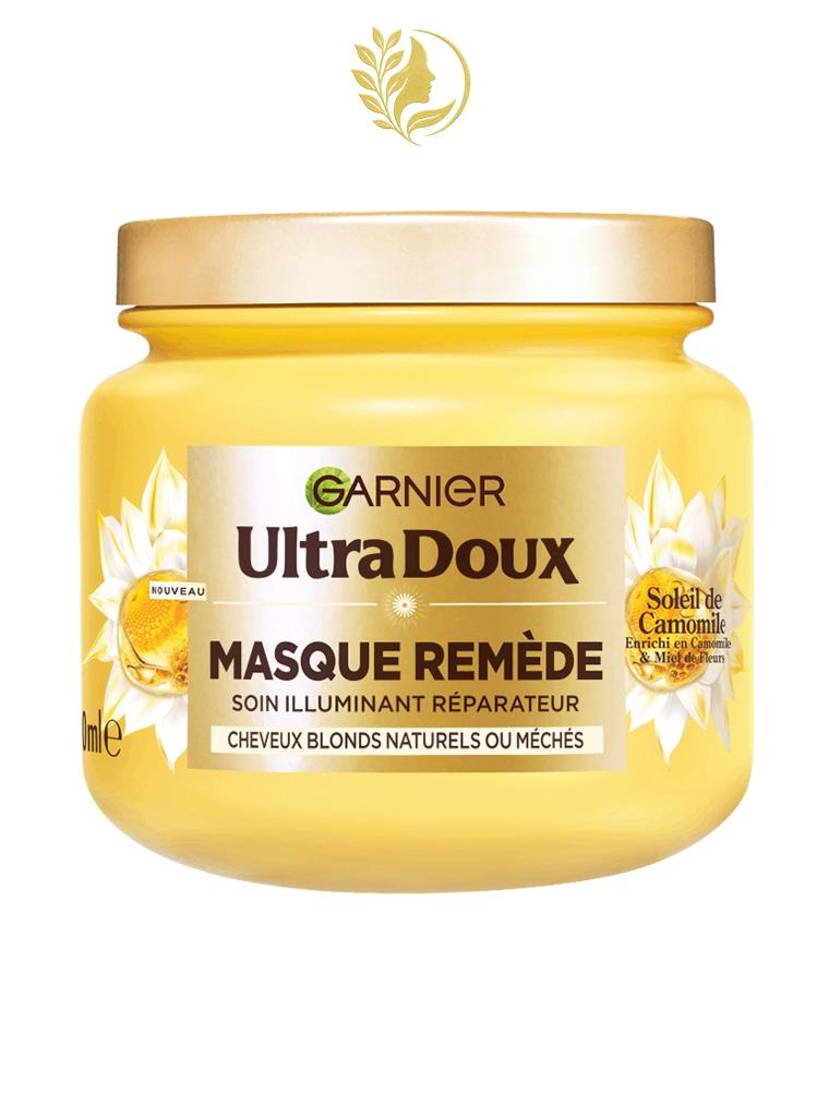 GARNIER ULTRA DOUX SOLEIL DE CAMOMILLE MASQUE ILLUMINANT RÉPARATEUR - 340 ML -