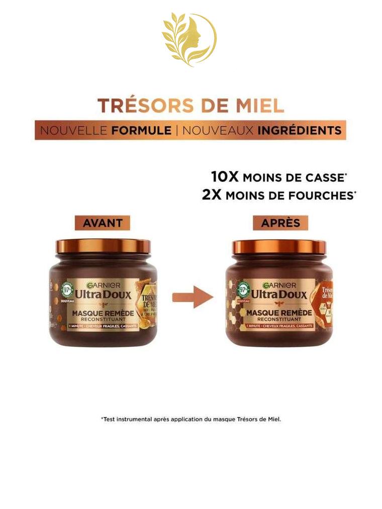 GARNIER ULTRA DOUX MASQUE REMEDE TRESORS DE MIEL 340ML