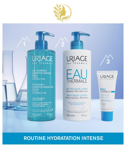 URIAGE GEL SURGRAS DERMATOLOGIQUE  NETTOIE, HYDRATE, PROTÈGE - 500 ML & 1 L -