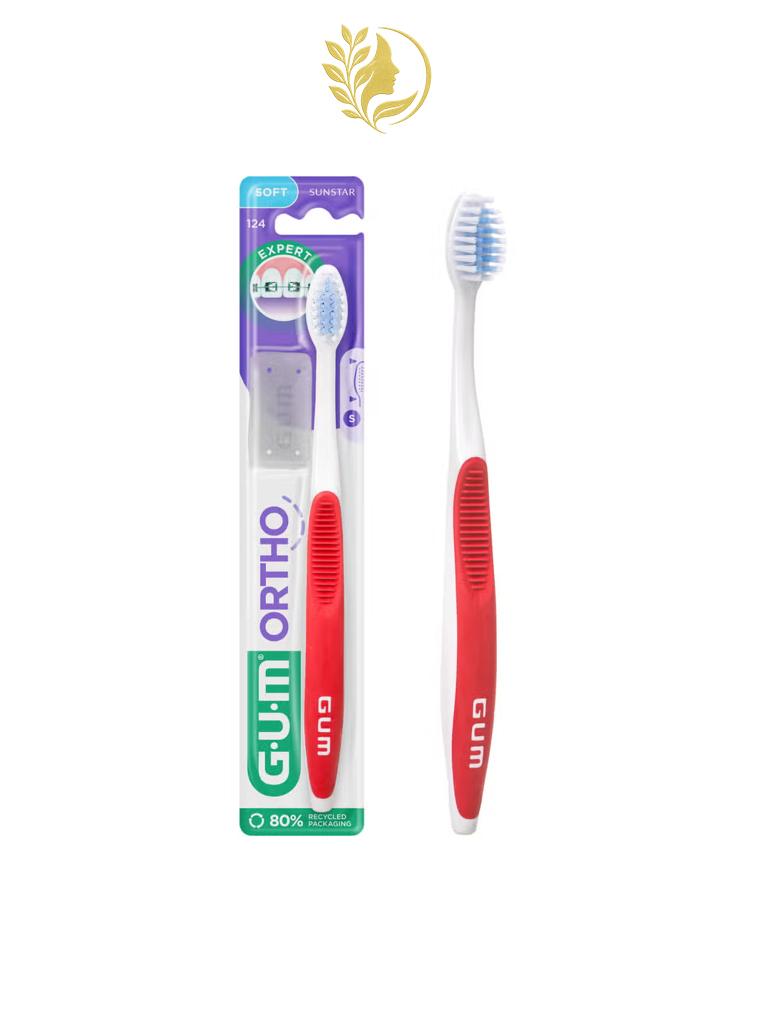 GUM ORTHO BROSSE À DENTS ORTHODONTIQUE REF. 124 - SOUPLE -