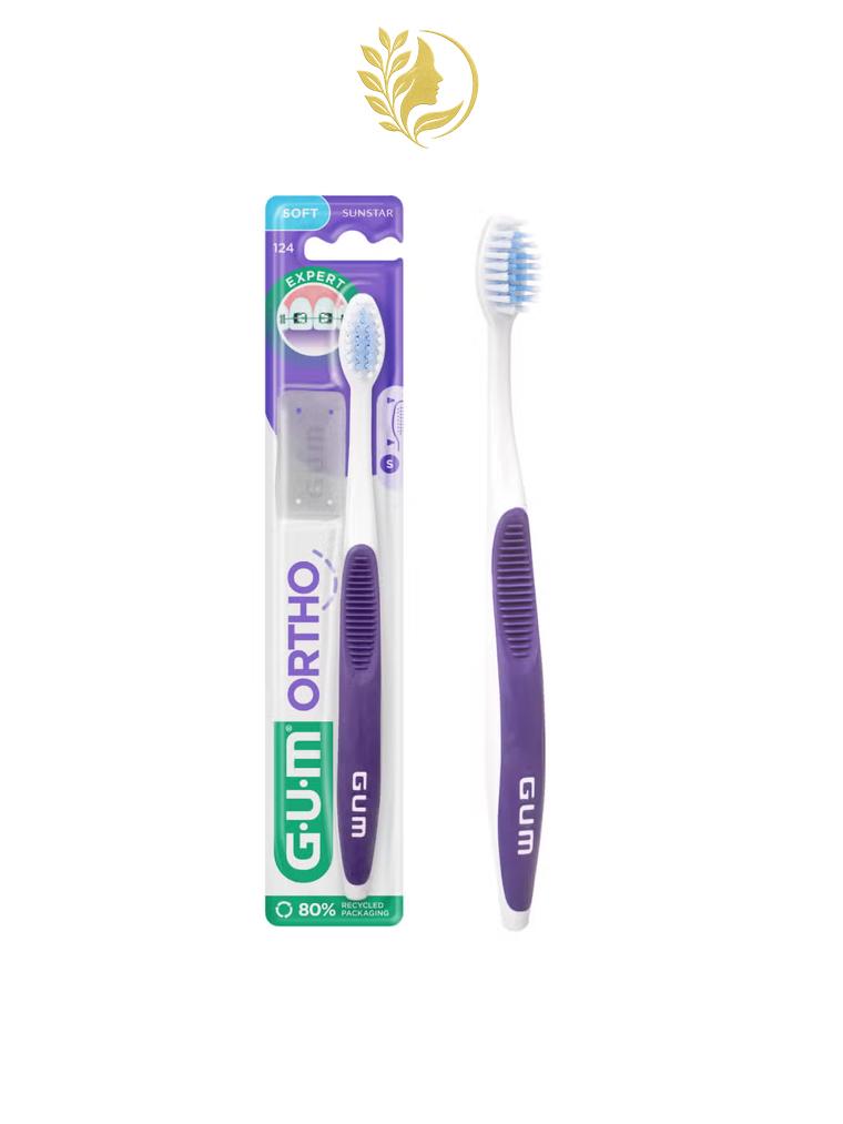 GUM ORTHO BROSSE À DENTS ORTHODONTIQUE REF. 124 - SOUPLE -