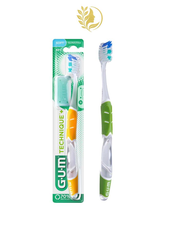 GUM BROSSE À DENTS TECHNIQUE REF. 491 - COMPACTE SOUPLE -