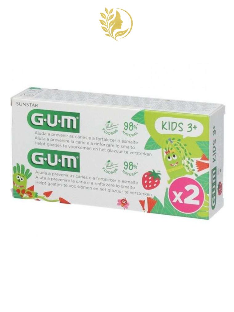 GUM DENTIFRICE KIDS 3 À 6 ANS  - PACK 2 X 50 ML -