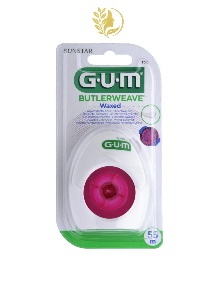 GUM FIL DENTAIRE BUTLERWEAVE CIRE LARGES ESPACES REF 1155