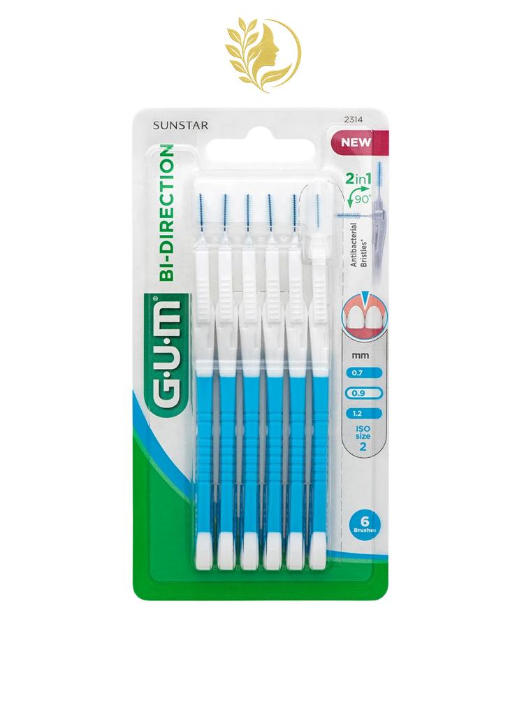 GUM MANCHE PAR 6 UNITES ABEC BROSSETTE MICRO FINE 0.9MM REF 2314