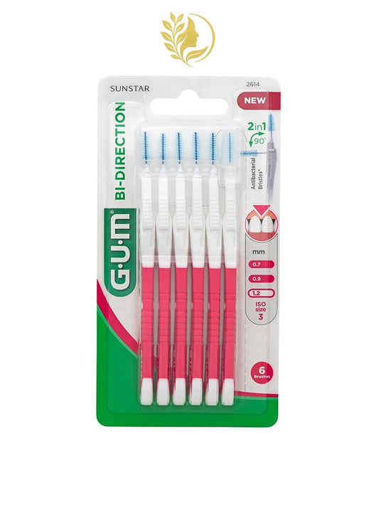 GUM MANCHE PAR 6 UNITES AVEC BROSETTE FINE 1.2 MM REF 2614