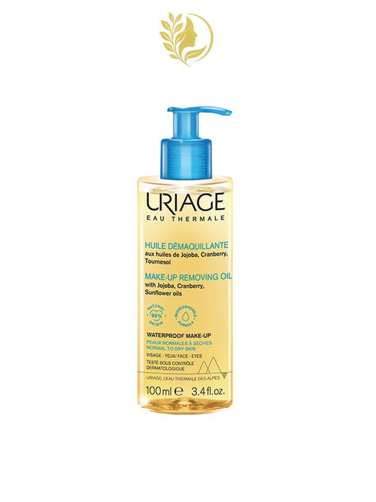 URIAGE HUILE DÉMAQUILLANTE  DÉMAQUILLE, NETTOIE, HYDRATE, FINI NON GRAS - 100 ML -