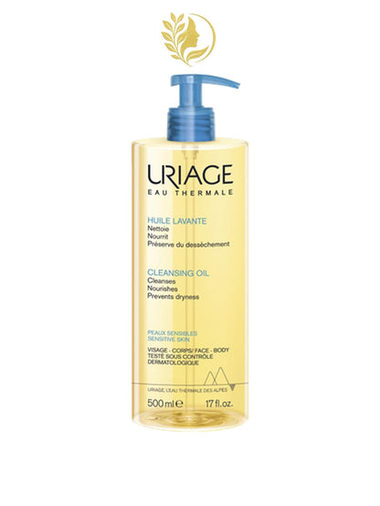 URIAGE HUILE LAVANTE  NETTOIE, NOURRIT, PROTÈGE - 500 ML & 1 L -