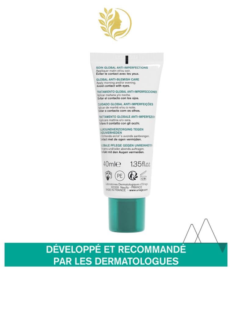URIAGE HYSEAC 3-REGUL+ - SOIN GLOBAL ANTI-IMPERFECTIONS  BOUTONS, BRILLANCES, PORES - 40 ML -