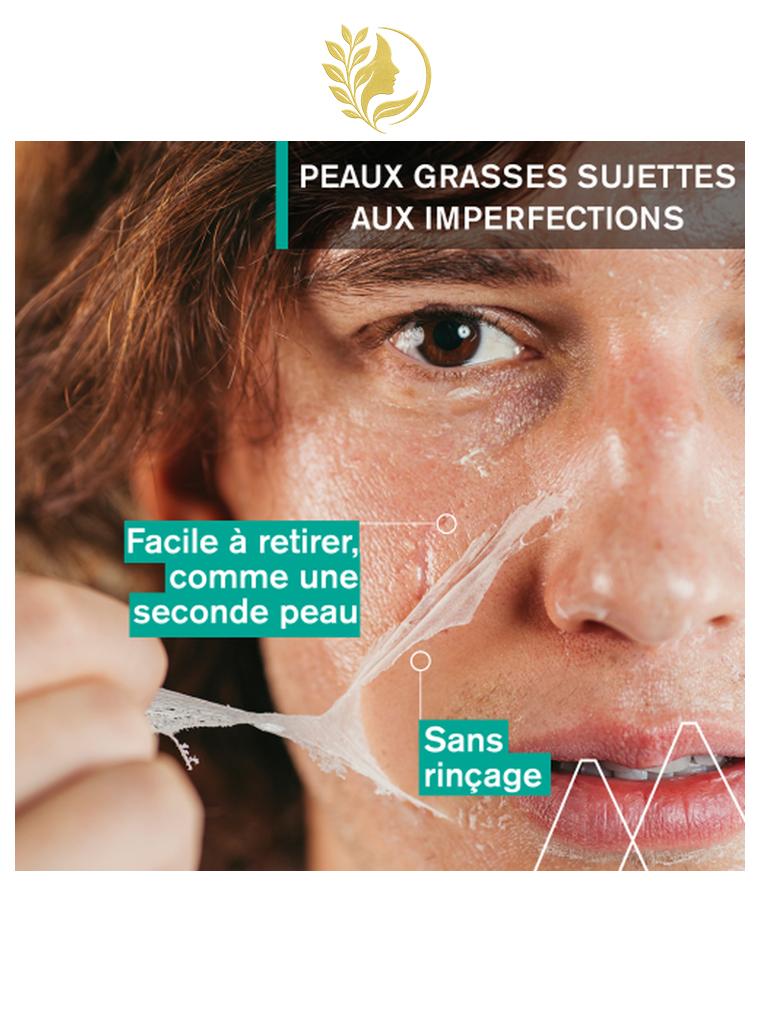 URIAGE HYSEAC - MASQUE PURIFIANT PEEL-OFF  POINTS NOIRS, PORES, BRILLANCES - 50 ML -