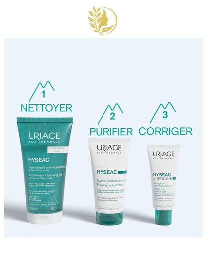 URIAGE HYSEAC - MASQUE PURIFIANT PEEL-OFF  POINTS NOIRS, PORES, BRILLANCES - 50 ML -