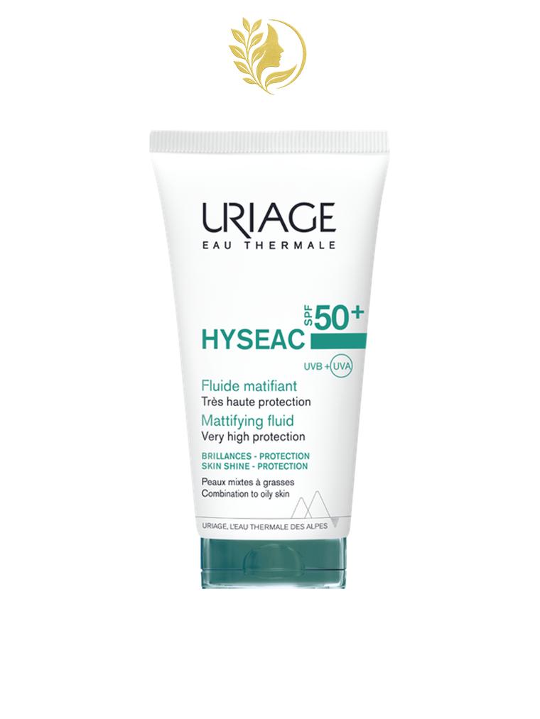 URIAGE HYSEAC - FLUIDE MATIFIANT SPF50+  BRILLANCES, PROTECTION  - 50 ML -