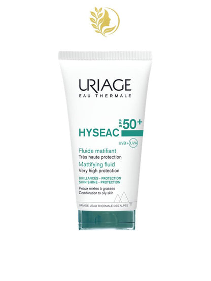 URIAGE HYSEAC - FLUIDE MATIFIANT SPF50+  BRILLANCES, PROTECTION  - 50 ML -