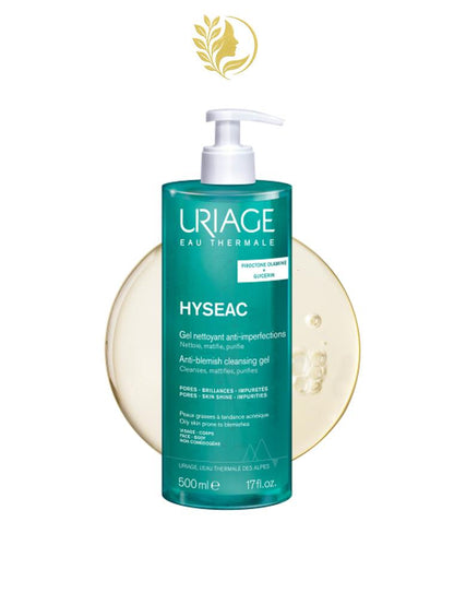 URIAGE HYSEAC - GEL NETTOYANT ANTI-IMPERFECTIONS  POINTS NOIRS, MICROKYSTES, BOUTONS - 150 ML -