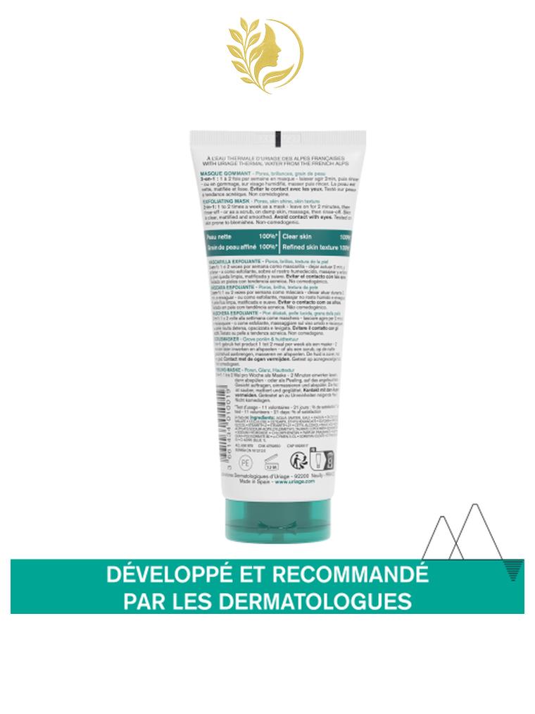 URIAGE HYSEAC - MASQUE GOMMANT  PORES, BRILLANCES, GRAIN DE PEAU - 100 ML -