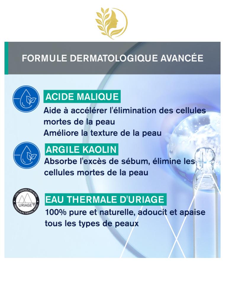 URIAGE HYSEAC - MASQUE GOMMANT  PORES, BRILLANCES, GRAIN DE PEAU - 100 ML -