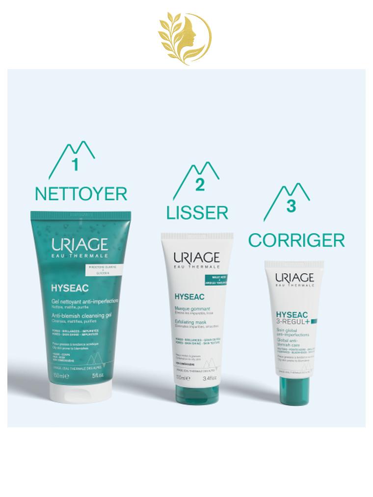 URIAGE HYSEAC - MASQUE GOMMANT  PORES, BRILLANCES, GRAIN DE PEAU - 100 ML -