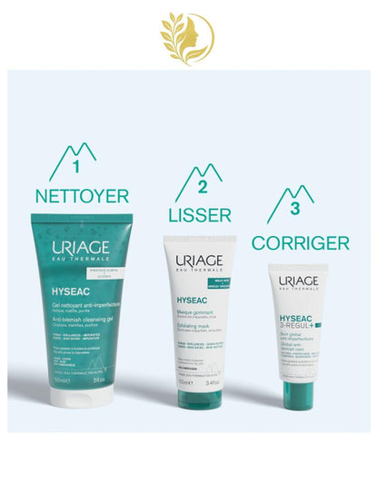 URIAGE HYSEAC - MASQUE GOMMANT  PORES, BRILLANCES, GRAIN DE PEAU - 100 ML -