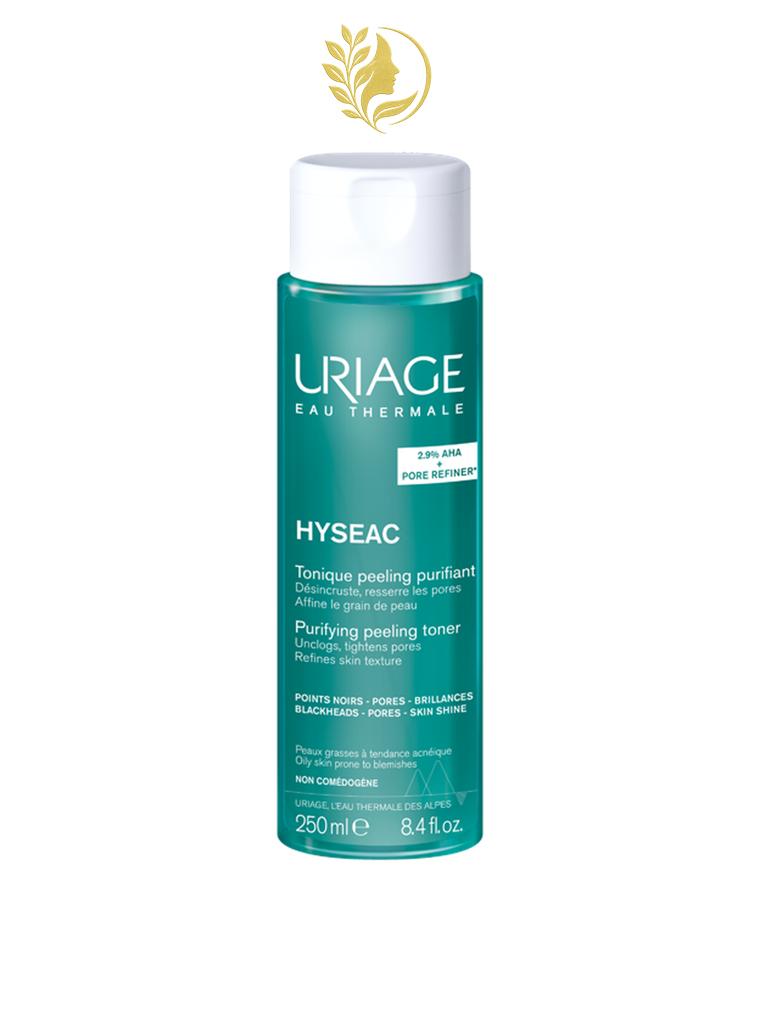 URIAGE HYSEAC - TONIQUE PEELING PURIFIANT  POINTS NOIRS, PORES, BRILLANCES - 250 ML -