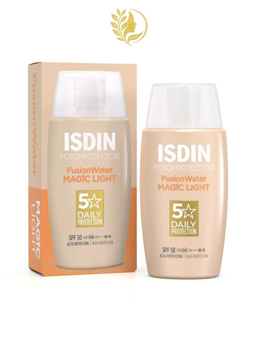 ISDIN FOTOPROTECTOR  FUSION WATER MAGIC LIGHT SPF 50 - 50ML -