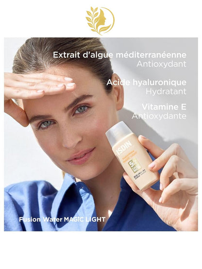 ISDIN FOTOPROTECTOR  FUSION WATER MAGIC LIGHT SPF 50 - 50ML -