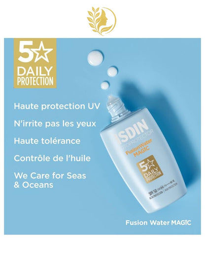 ISDIN FOTOPROTECTOR  FUSION WATER  MAGIC SPF 50 - 50 ML -
