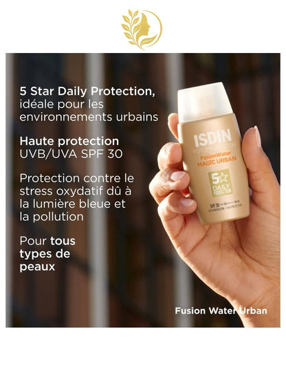 ISDIN FOTOPROTECTOR  FUSION WATER MAGIC URBAN SPF 30 - 50 ML -