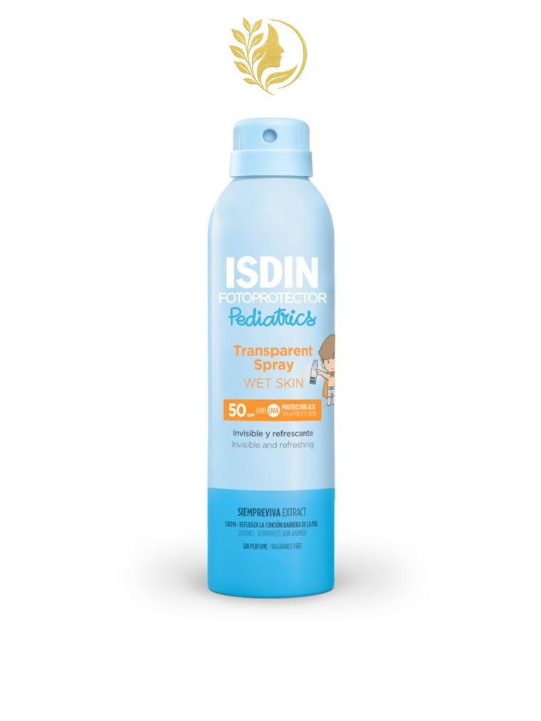 ISDIN FOTOPROTECTOR  TRANSPARENT SPRAY WET SKIN PEDIATRICS  SPF 50+ - 250 ML -