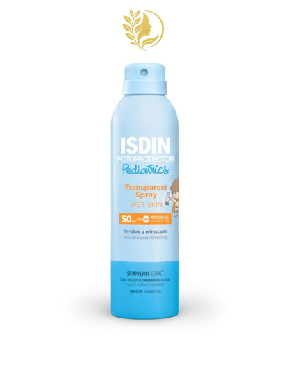ISDIN FOTOPROTECTOR  TRANSPARENT SPRAY WET SKIN PEDIATRICS  SPF 50+ - 250 ML -