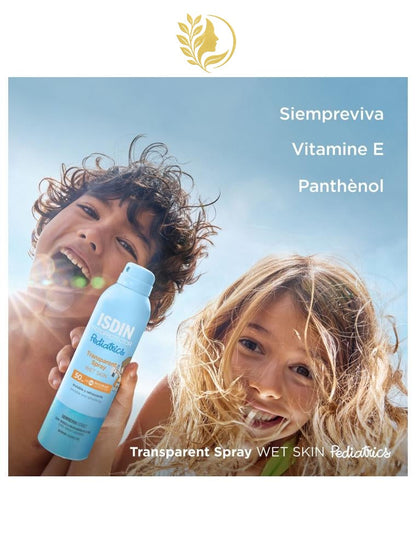 ISDIN FOTOPROTECTOR  TRANSPARENT SPRAY WET SKIN PEDIATRICS  SPF 50+ - 250 ML -