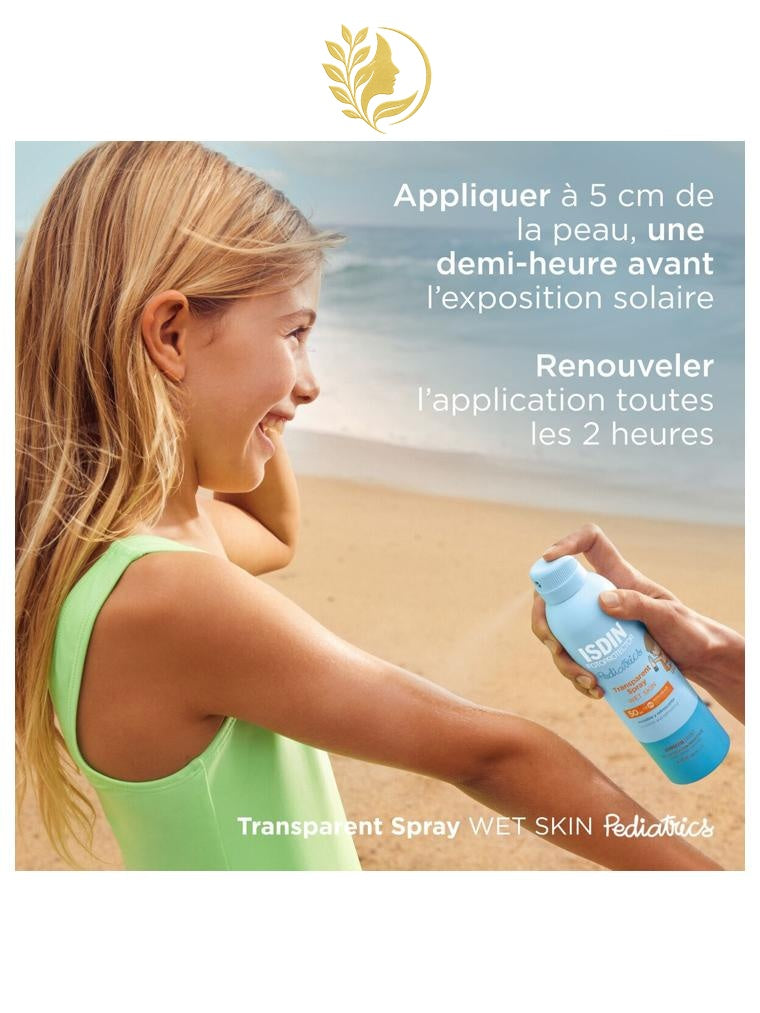 ISDIN FOTOPROTECTOR  TRANSPARENT SPRAY WET SKIN PEDIATRICS  SPF 50+ - 250 ML -