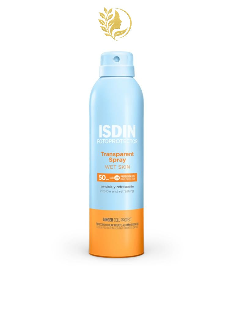 ISDIN FOTOPROTECTOR  TRANSPARENT SPRAY WET SKIN  SPF 50 - 250 ML -