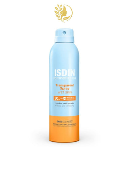 ISDIN FOTOPROTECTOR  TRANSPARENT SPRAY WET SKIN  SPF 50 - 250 ML -