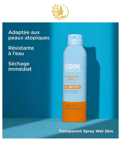ISDIN FOTOPROTECTOR  TRANSPARENT SPRAY WET SKIN  SPF 50 - 250 ML -