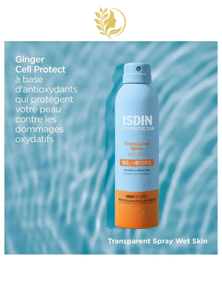 ISDIN FOTOPROTECTOR  TRANSPARENT SPRAY WET SKIN  SPF 50 - 250 ML -