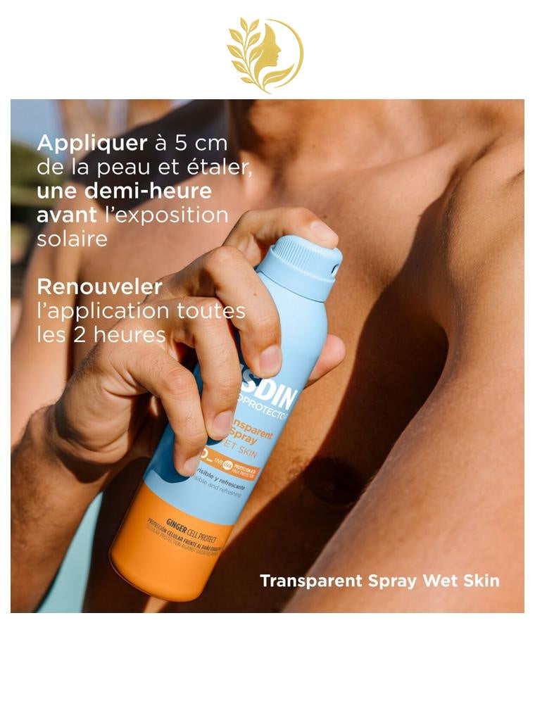 ISDIN FOTOPROTECTOR  TRANSPARENT SPRAY WET SKIN  SPF 50 - 250 ML -