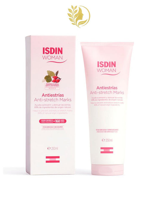 ISDIN WOMAN CRÈME ANTI-VERGETURES, PRÉVIENT ET ATTÉNUE LES VERGETURES - 250 ML -