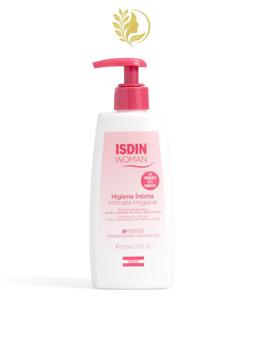 ISDIN WOMAN  GEL INTIME, NEUTRALISE LES ODEURS ET SOULAGE LES DÉMANGEAISONS - 200 ML -