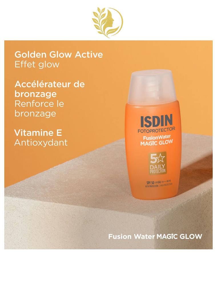 ISDIN FOTOPROTECTOR  FUSION WATER MAGIC GLOW SPF 50 - 50 ML -