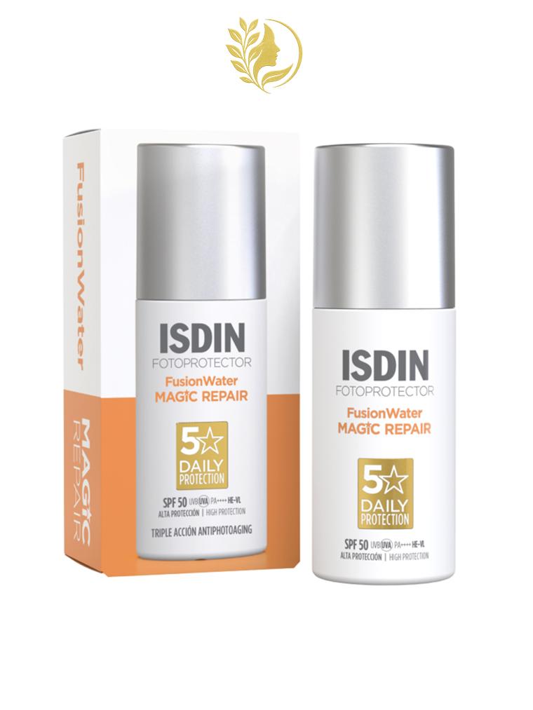 ISDIN FOTOPROTECTOR  FUSION WATER MAGIC REPAIR SPF 50 - 50 ML -
