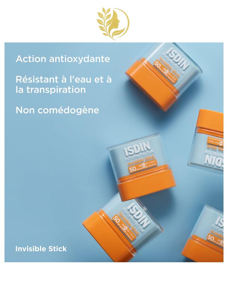 ISDIN FOTOPROTECTOR  INVISIBLE STICK SPF 50 - 10 GR -