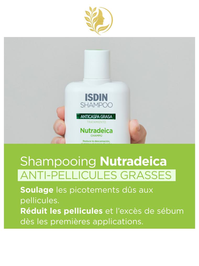 ISDIN SHAMPOO  NUTRADEICA ANTI-PELLICULES GRASSES - 200 ML -