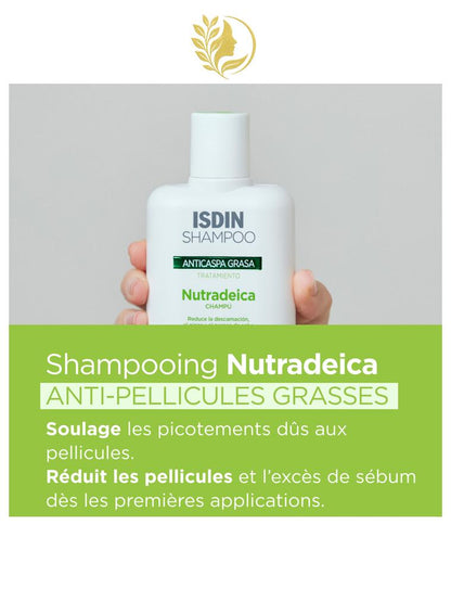 ISDIN SHAMPOO  NUTRADEICA ANTI-PELLICULES GRASSES - 200 ML -