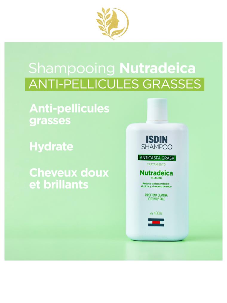 ISDIN SHAMPOO  NUTRADEICA ANTI-PELLICULES GRASSES - 200 ML -